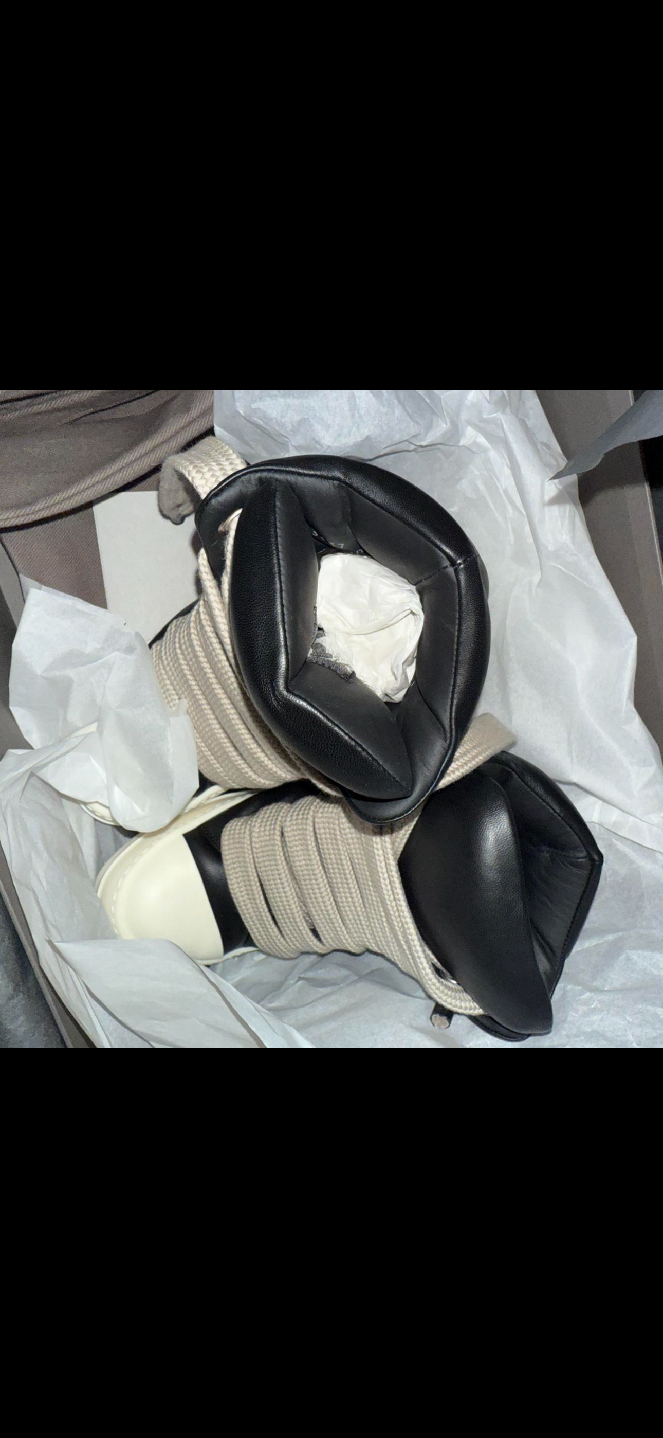 Rick Owens Black Hollywood Jumbo Lace Padded